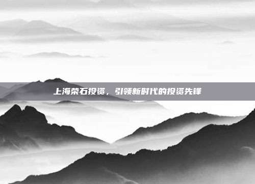 上海荣石投资，引领新时代的投资先锋
