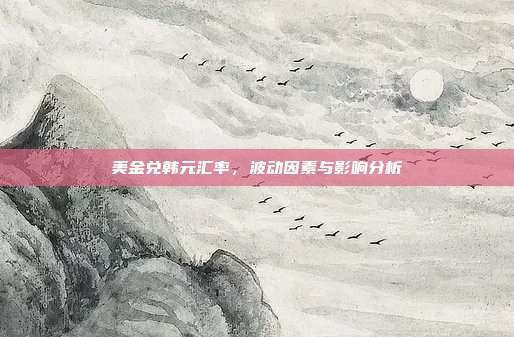 美金兑韩元汇率，波动因素与影响分析