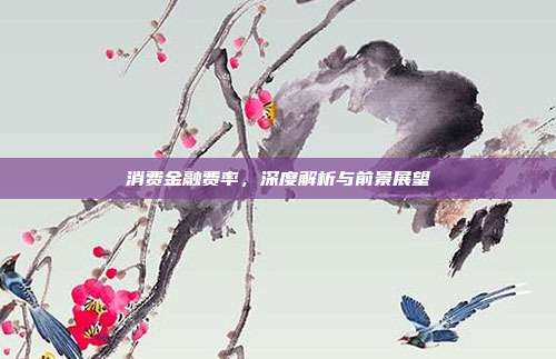 消费金融费率，深度解析与前景展望