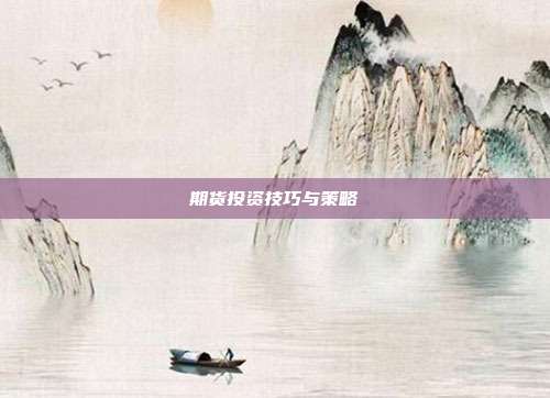 期货投资技巧与策略