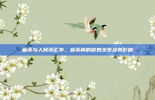 葡币与人民币汇率,货币间的微妙关系及其影响