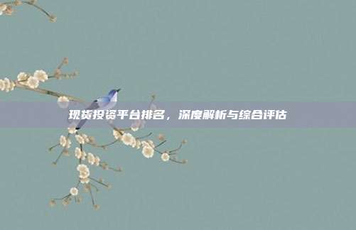 现货投资平台排名，深度解析与综合评估