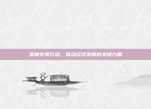 金融专项行动，推动经济发展的关键力量