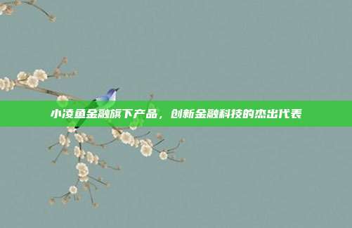 小凌鱼金融旗下产品,创新金融科技的杰出代表