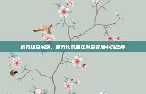投资组合案例，多元化策略在财富管理中的应用