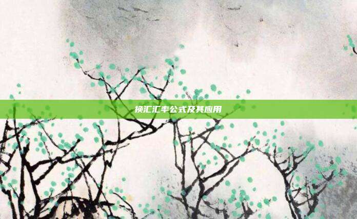 换汇汇率公式及其应用