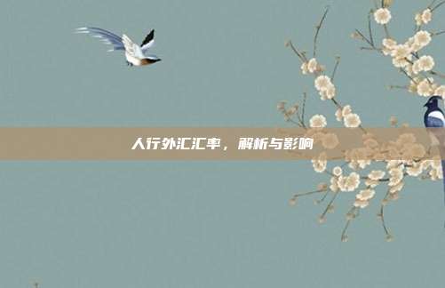 人行外汇汇率，解析与影响