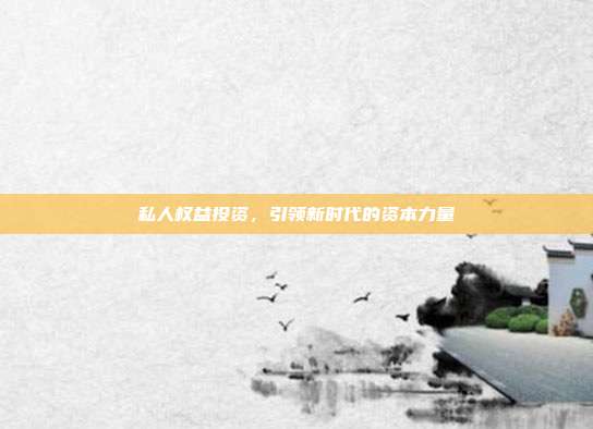 私人权益投资，引领新时代的资本力量