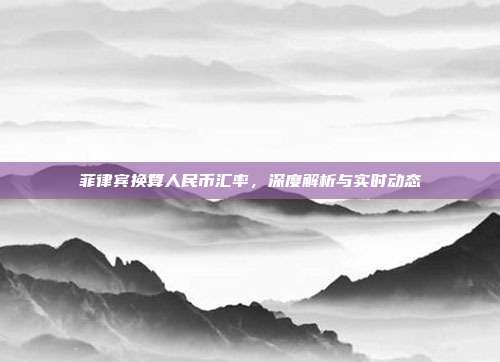 菲律宾换算人民币汇率，深度解析与实时动态