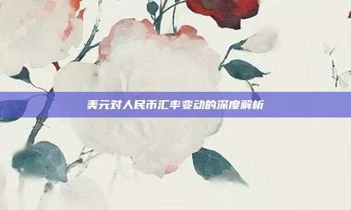 美元对人民币汇率变动的深度解析