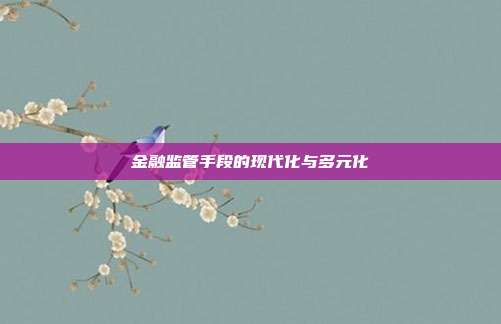 金融监管手段的现代化与多元化