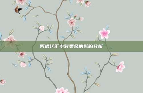 阿根廷汇率对美金的影响分析