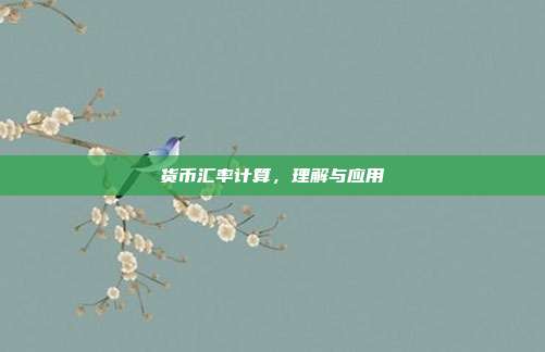 货币汇率计算，理解与应用