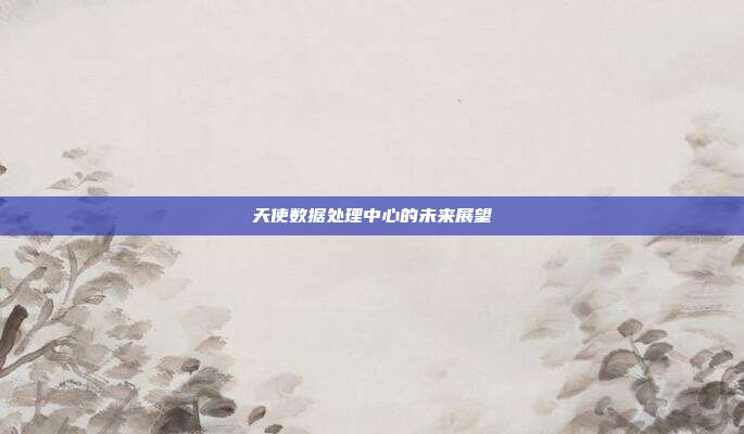 天使数据处理中心的未来展望