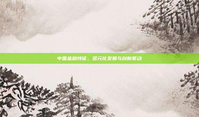 中国金融特征，多元化发展与创新驱动