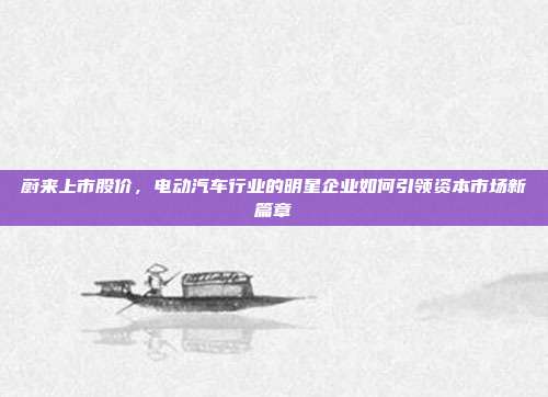 蔚来上市股价，电动汽车行业的明星企业如何引领资本市场新篇章