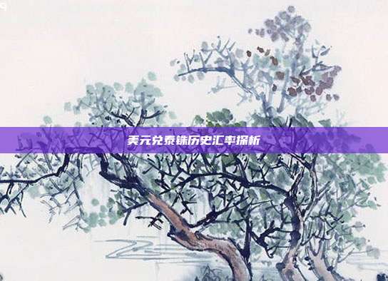 美元兑泰铢历史汇率探析