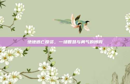 绝地逃亡投资，一场智慧与勇气的博弈