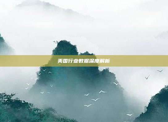 美国行业数据深度解析