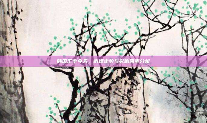 韩国汇率今天，市场走势与影响因素分析