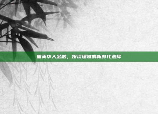 国美华人金融，投资理财的新时代选择