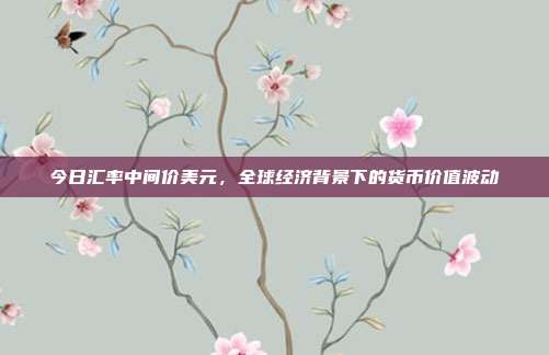 今日汇率中间价美元，全球经济背景下的货币价值波动