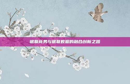 银联商务与银联数据的融合创新之路