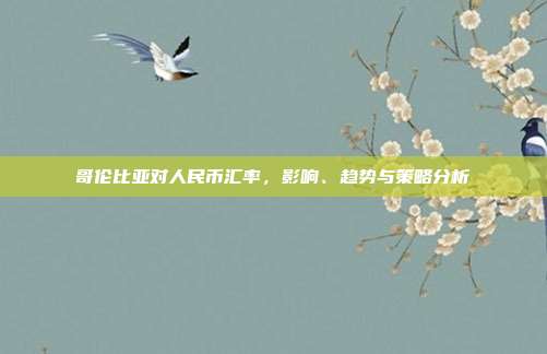 哥伦比亚对人民币汇率，影响、趋势与策略分析