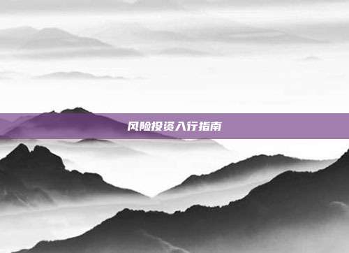 风险投资入行指南