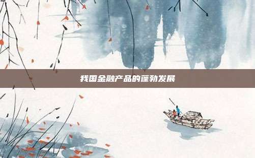 我国金融产品的蓬勃发展