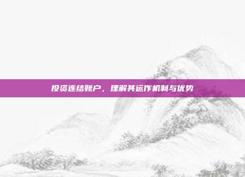 投资连结账户，理解其运作机制与优势