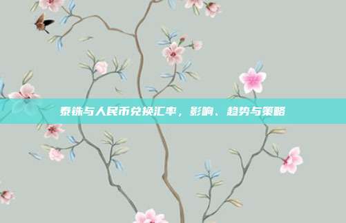 泰铢与人民币兑换汇率，影响、趋势与策略