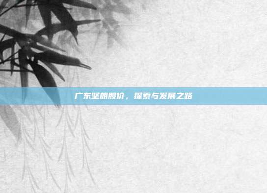 广东坚朗股价，探索与发展之路