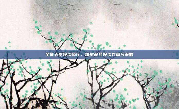 全球天使投资排行，探索最佳投资力量与策略