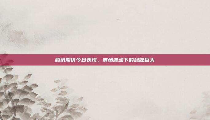 腾讯股价今日表现，市场波动下的稳健巨头