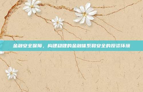 金融安全保障，构建稳健的金融体系和安全的投资环境