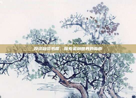 投资融资书籍，探索金融世界的指南