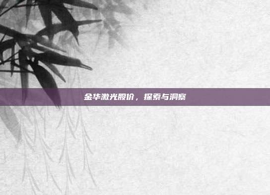 金华激光股价,探索与洞察