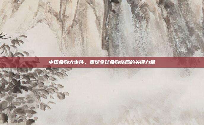 中国金融大事件，重塑全球金融格局的关键力量