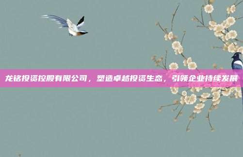 龙铭投资控股有限公司，塑造卓越投资生态，引领企业持续发展