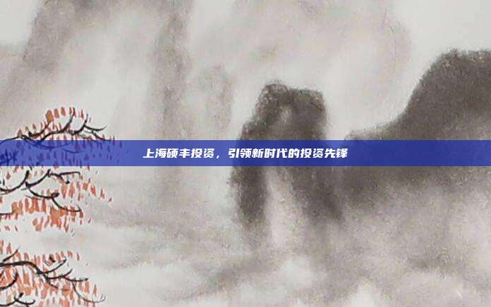 上海硕丰投资，引领新时代的投资先锋