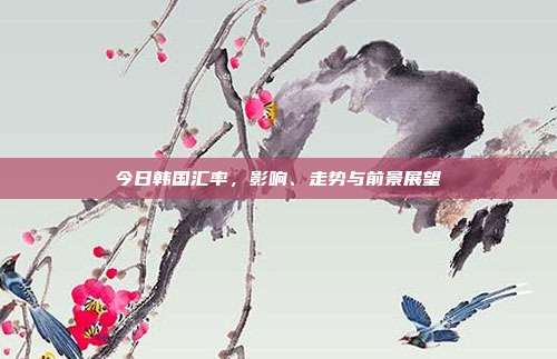 今日韩国汇率，影响、走势与前景展望