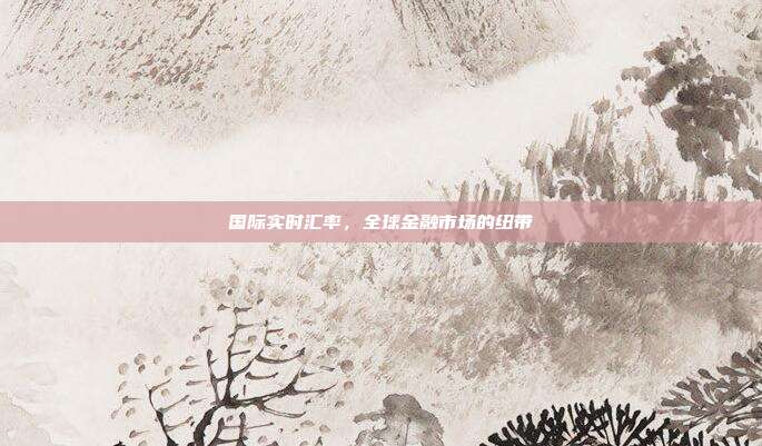 国际实时汇率，全球金融市场的纽带