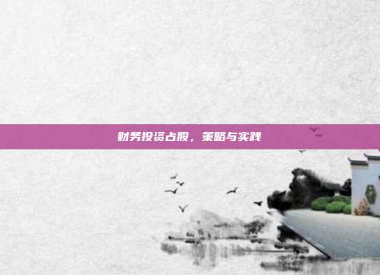 财务投资占股，策略与实践