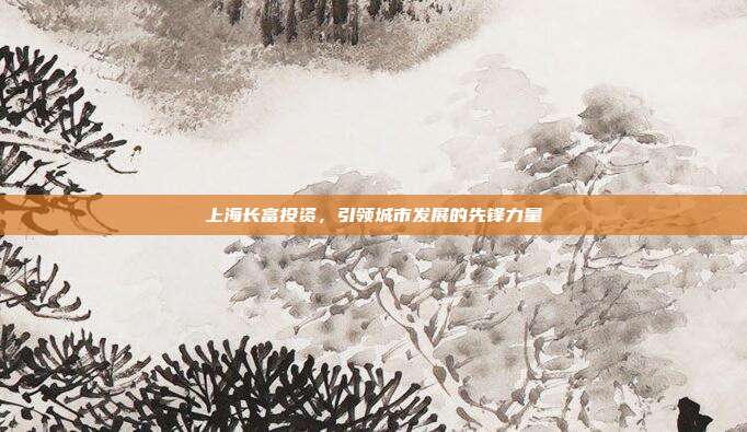 上海长富投资，引领城市发展的先锋力量