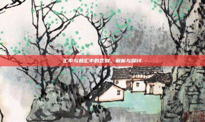 汇率与和汇率的区别，解析与探讨