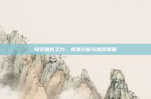 投资增长乏力，现状分析与应对策略