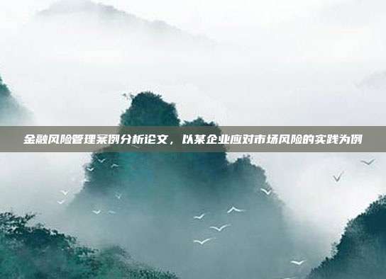 金融风险管理案例分析论文，以某企业应对市场风险的实践为例