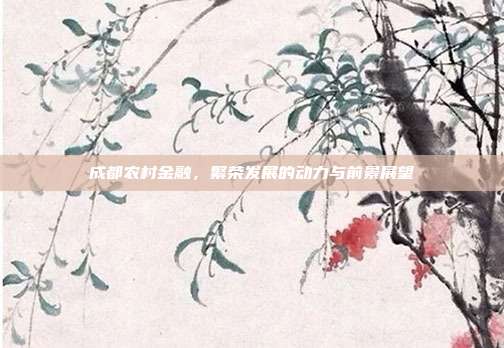 成都农村金融，繁荣发展的动力与前景展望