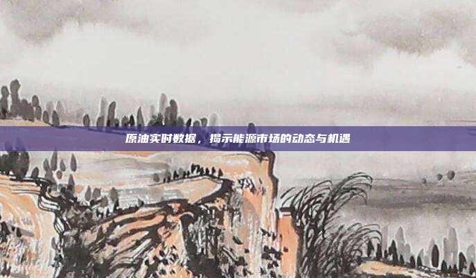 原油实时数据，揭示能源市场的动态与机遇